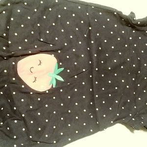 Carters Baby Girl Strawberry Themed Romper